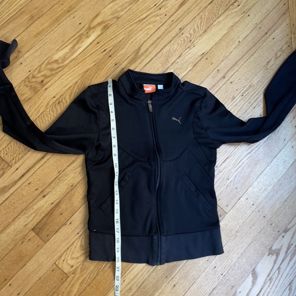PUMA black zip up jacket size small - Picture 7 of 9
